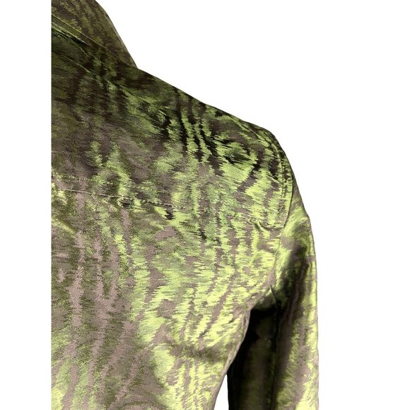 Dana Buchman Shimmer Peplum Jacket, Women's Size 8 - Picture 10 of 16